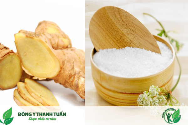 Gừng ngâm muối giúp lưu thông khí huyết và giảm tê tay chân