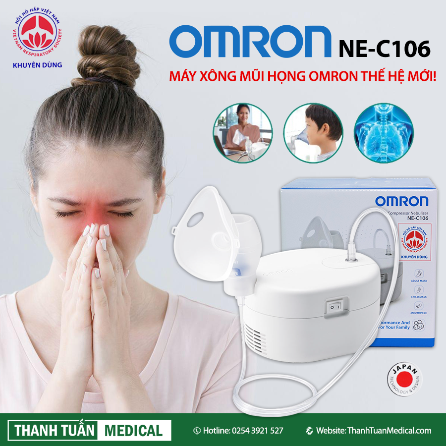 Máy xông mũi họng Omron NE-C106