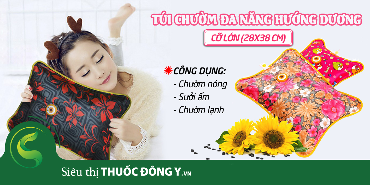 Túi Chườm Đa Năng Hướng Dương Cỡ Lớn (28x38 cm)