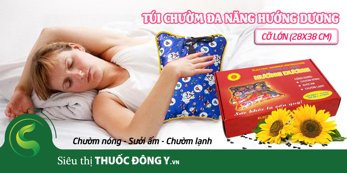 Túi Chườm Đa Năng Hướng Dương Cỡ Lớn (28x38 cm)