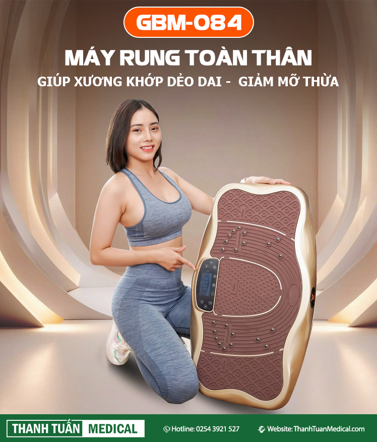 Máy rung toàn thân giảm mỡ Relax GBM-084