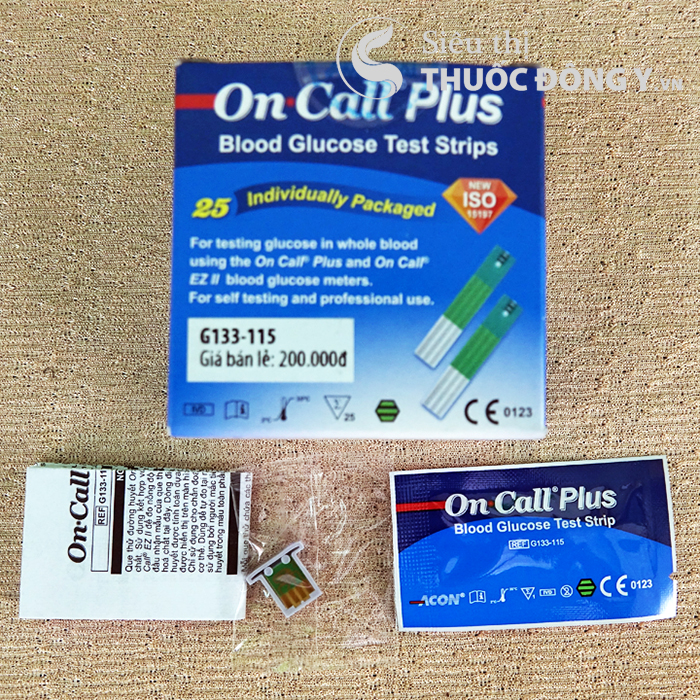 Que thử đường huyết On Call Plus