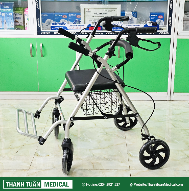 Có thiết kế thêm tay vịn dễ dàng gập lại - Hình 1