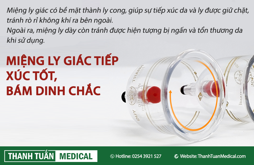 Bộ giác hơi không dùng lửa Duy Thành vali đen 15 ly có độ bám dính chắc