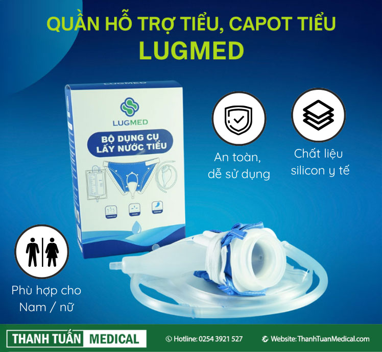 Capot quần hỗ trợ tiểu Nam Nữ LUGMED