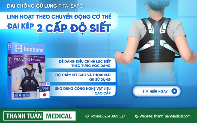 Đai chống gù lưng Bonbone Pita Sapo Posture