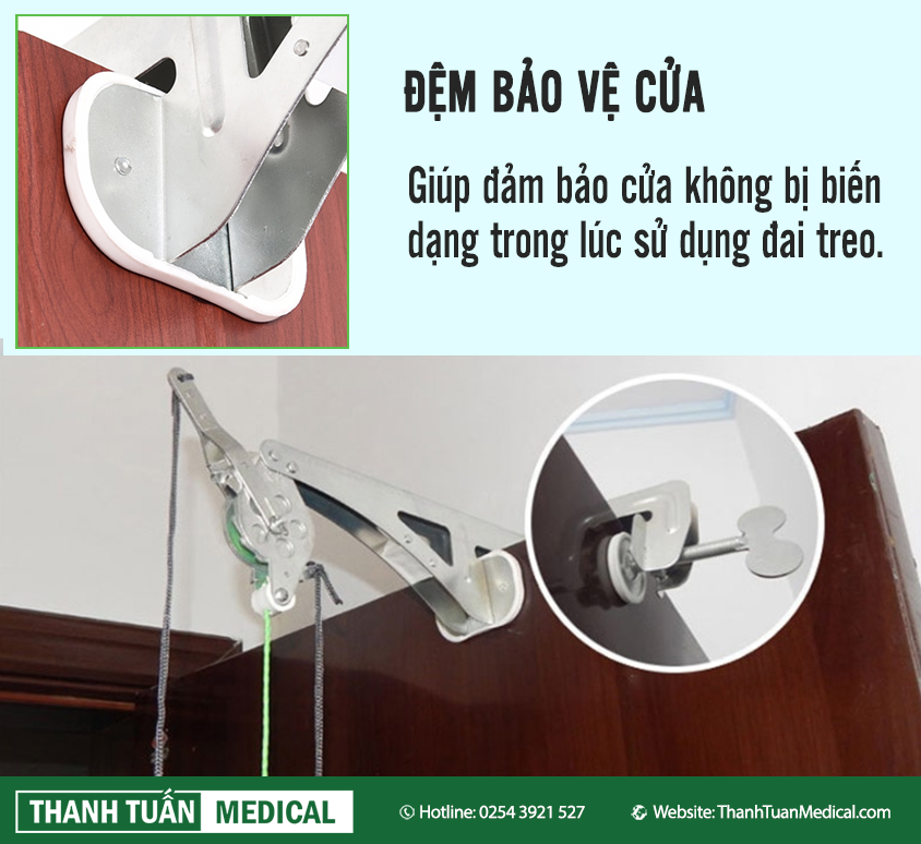 Đệm bảo vệ cửa giúp cửa không bị trầy xước