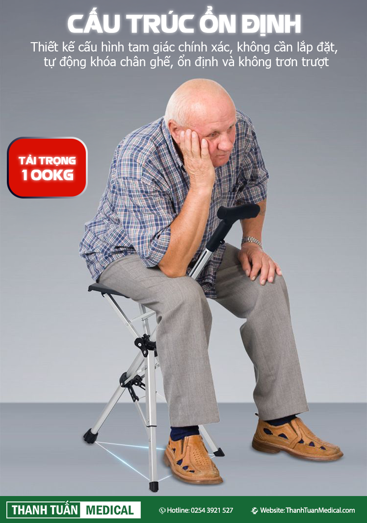 Cấu trúc hình tam giác ổn định chịu tải đến 100kg