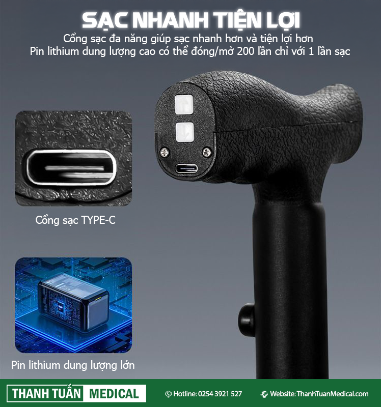 Cổng Type-C sạc nhanh hơn và tiện lợi hơn