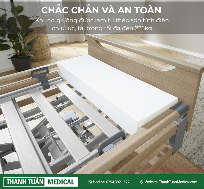 Khung giường thép sơn tĩnh điện an toàn và chắc chắn Khung giường thép sơn tĩnh điện an toàn và chắc chắn