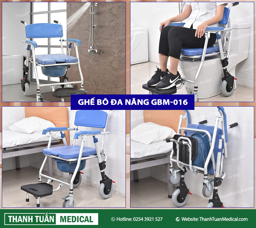 Ghế bô gấp gọn GBM-016 đa năng