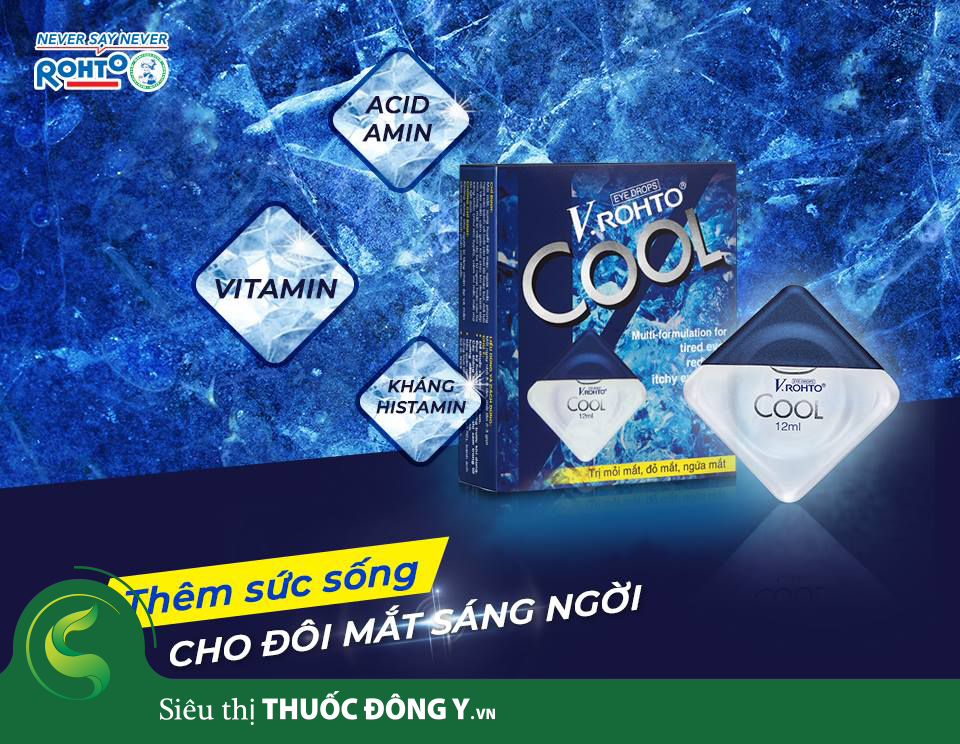 Thuốc nhỏ mắt V.Rohto Cool 12ml - Hình 2