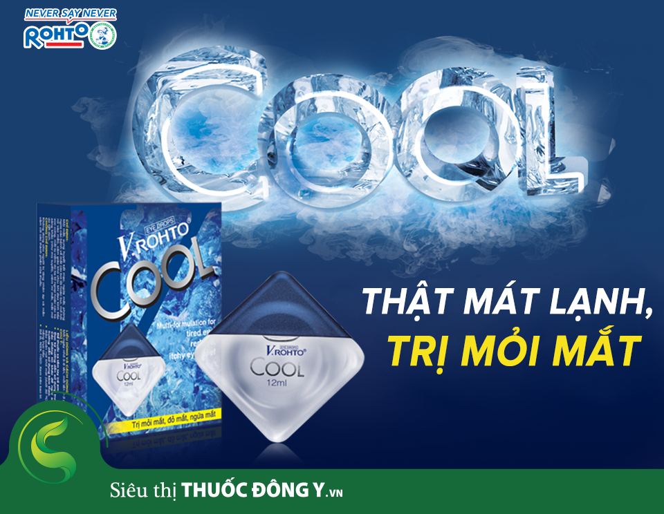 Thuốc nhỏ mắt V.Rohto Cool 12ml 