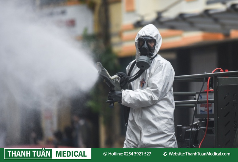Xịt khử khuẩn để diệt Virus
