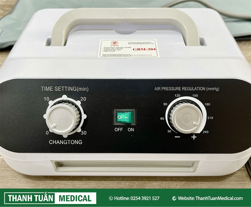 Mặt trước máy nén khí