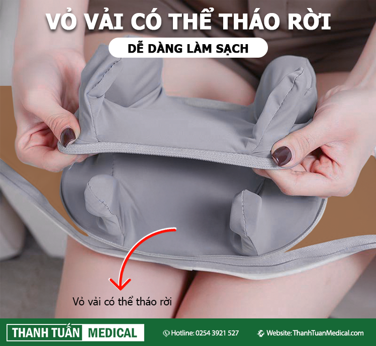 Vỏ bọc vải có thể tháo rời