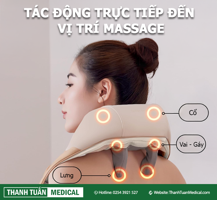 Đánh tan cơn đau nhức, xoa dịu cơ thể, giảm căng thẳng hiệu quả
