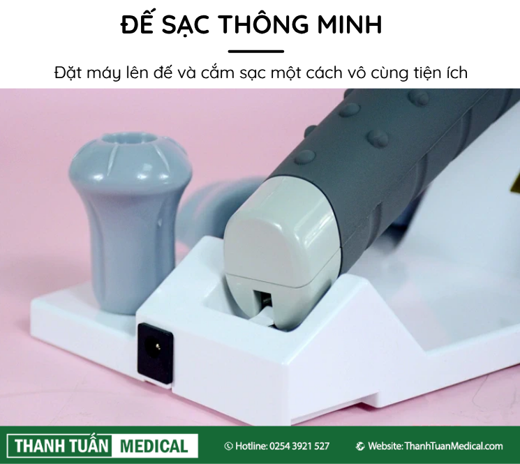 Máy massage Welbutech Kangaroo K-5000E trang bị đế sạc Máy massage Welbutech Kangaroo K-5000E trang bị đế sạc