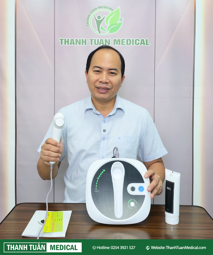 Máy siêu âm trị liệu giảm đau Aukewel AK-CS-02