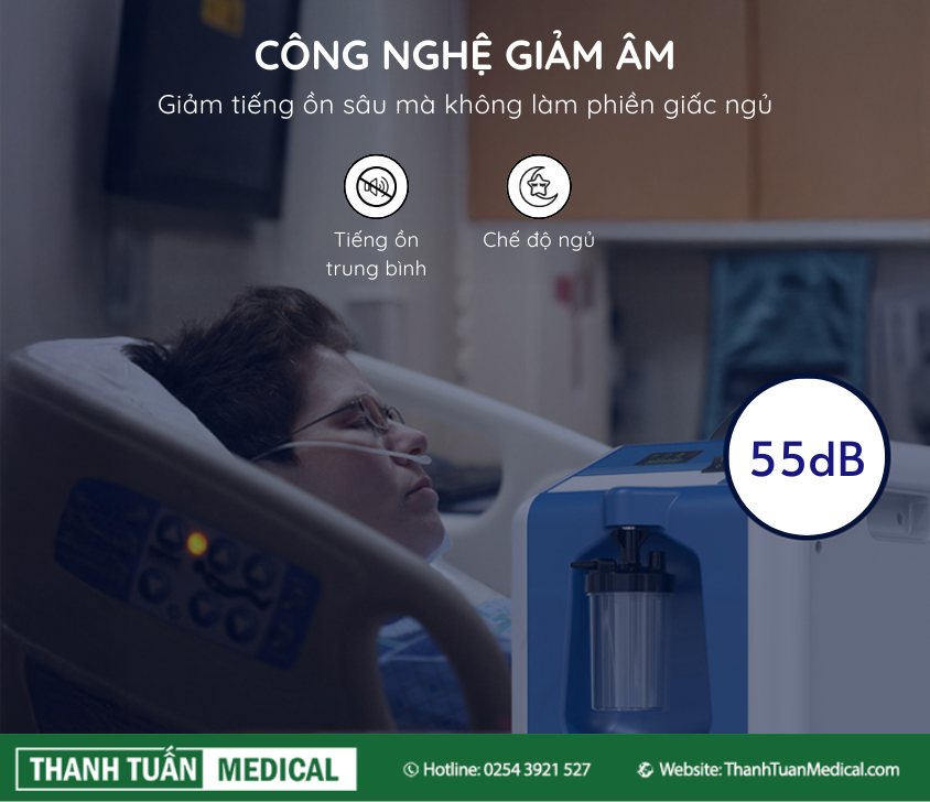 Độ ồn trung bình và có thể sử dụng cạnh giường ngủ