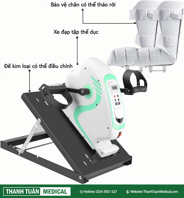 Bộ sản phẩm xe đạp tập phục hồi chức năng GBM-083