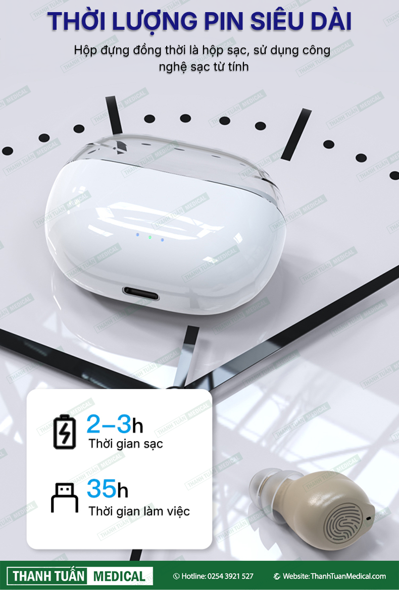 Thời lượng pin dài và có thể sạc lại nhiều lần Thời lượng pin dài và có thể sạc lại nhiều lần