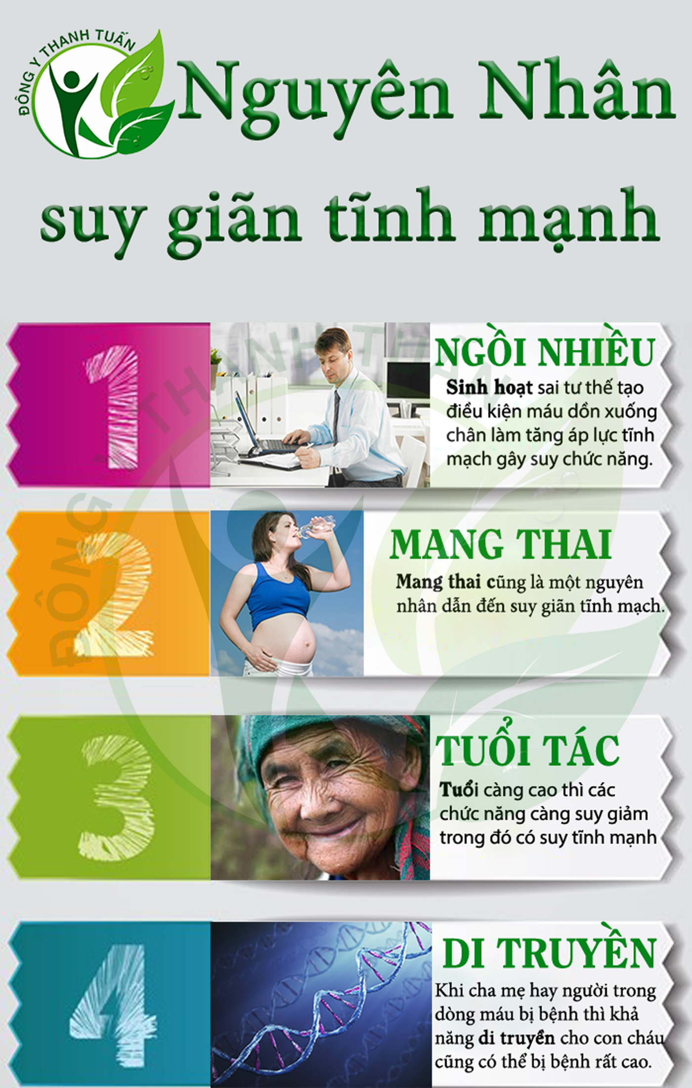 nguyên nhân suy giãn tĩnh mạch