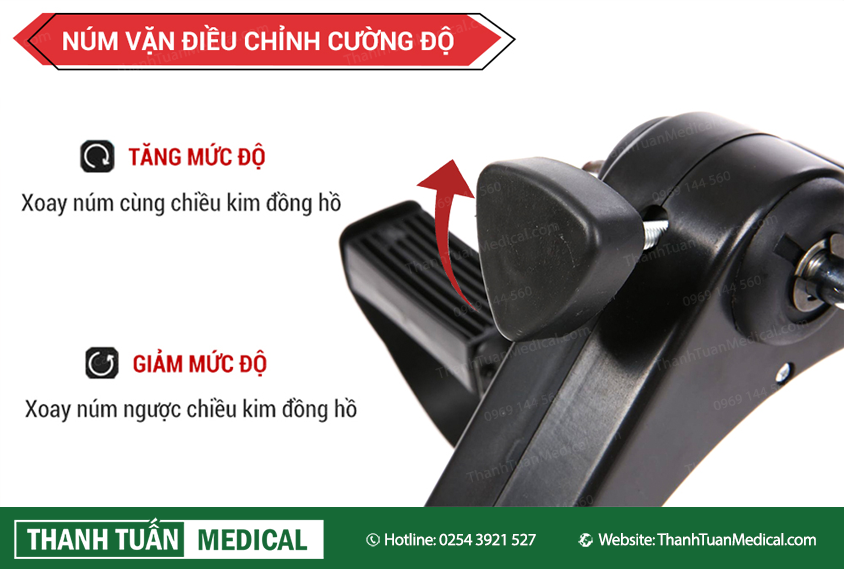 Núm vặn điều chỉnh cường độ