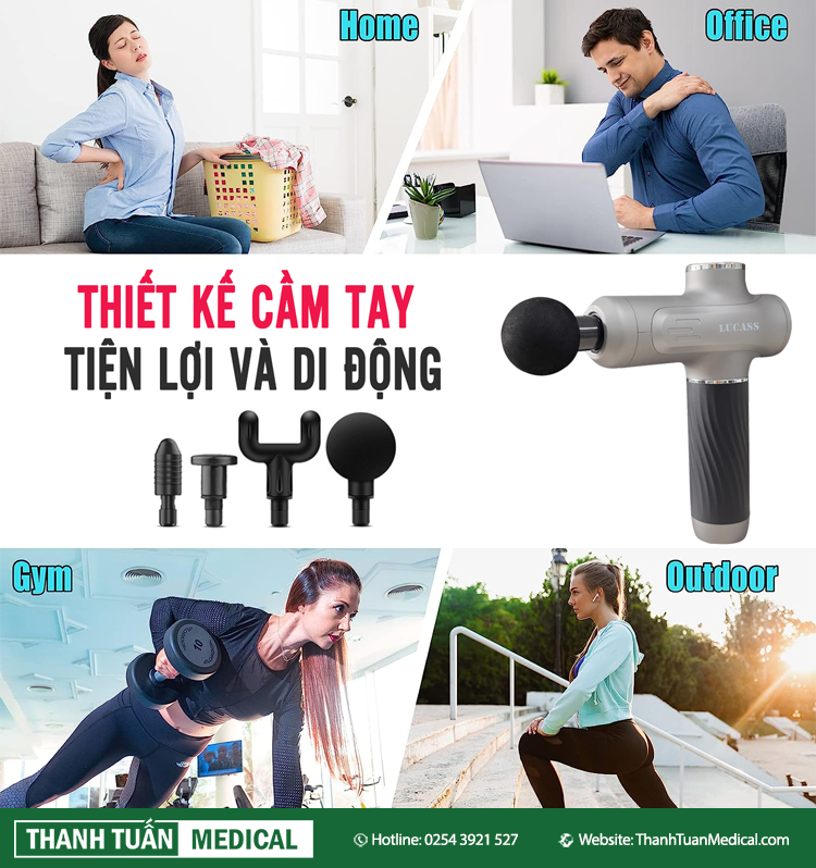 Tận hưởng massage mọi lúc mọi nơi