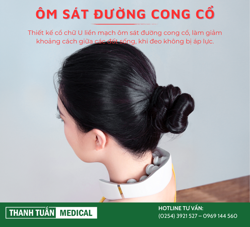 Thiết kế ôm sát đường cong của cổ