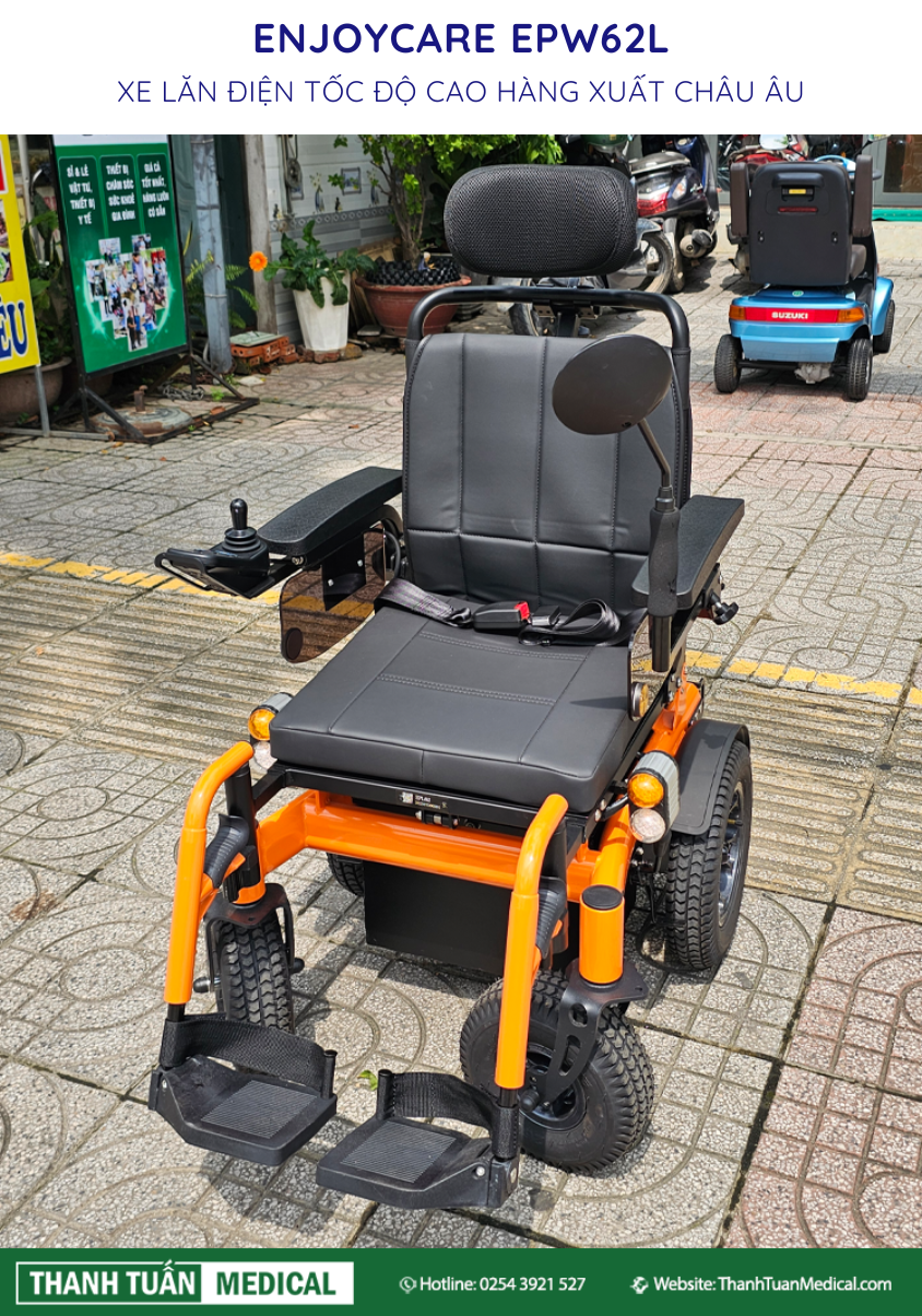 Xe lăn điện tốc độ cao Enjoycare EPW62L