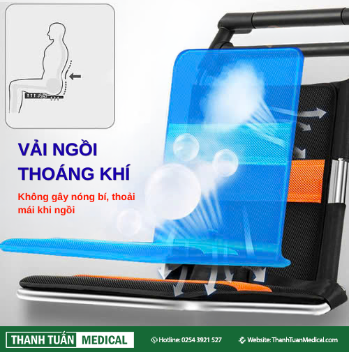 Ghế ngồi vải lưới thoáng khí tạo cảm giác thoải mái khi sử dụng - Hình 1 Ghế ngồi vải lưới thoáng khí tạo cảm giác thoải mái khi sử dụng - Hình 1