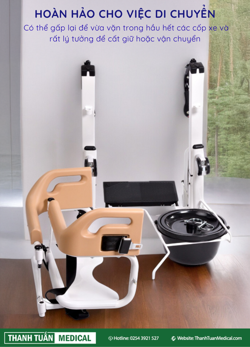 Có thể gập lại (vừa vặn trong cốp xe) Có thể gập lại (vừa vặn trong cốp xe)