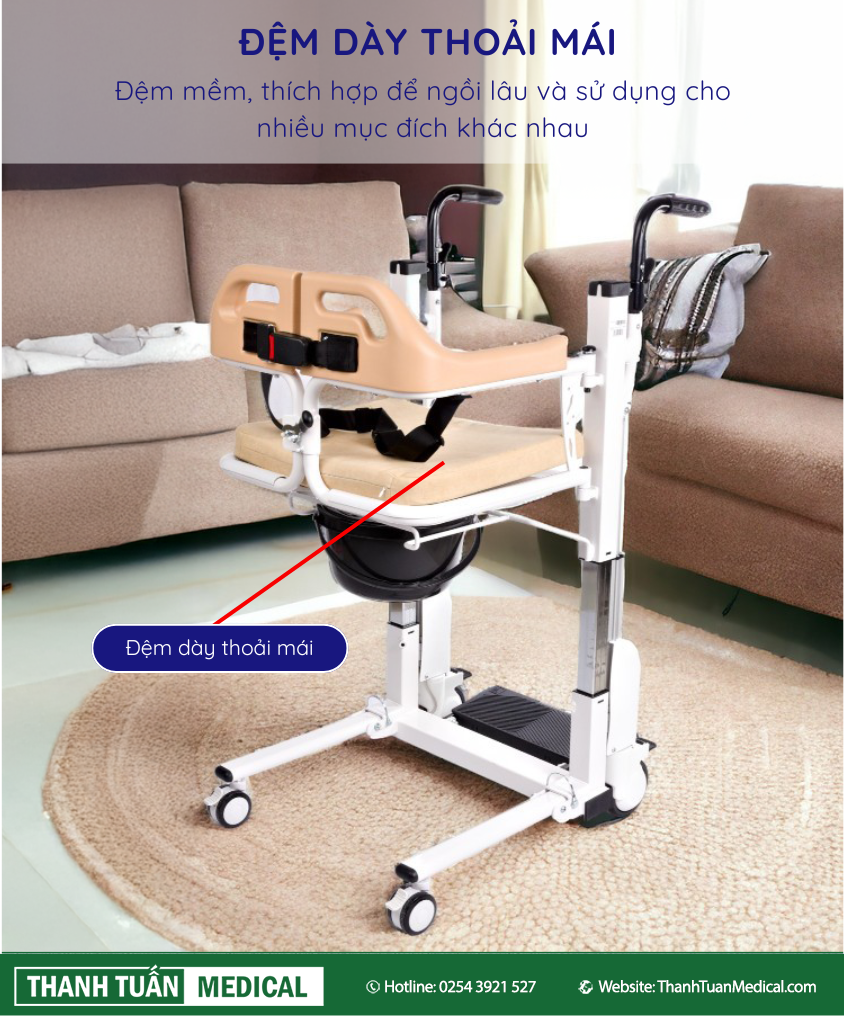 Đệm dày đảm bảo trải nghiệm ngồi thoải mái Đệm dày đảm bảo trải nghiệm ngồi thoải mái