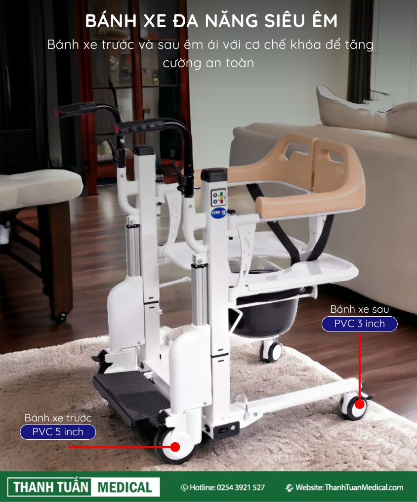 Mỗi bánh xe đều có hệ thống phanh Mỗi bánh xe đều có hệ thống phanh