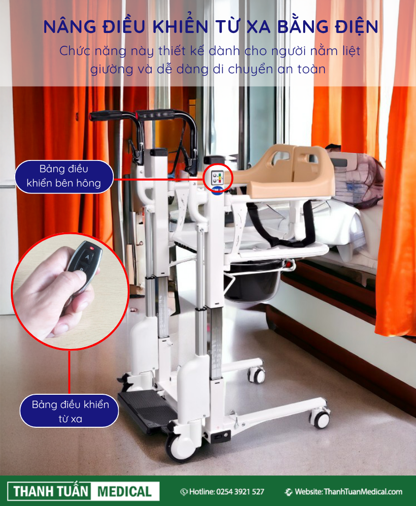 Thiết bị có các nút bấm di chuyển lên xuống Thiết bị có các nút bấm di chuyển lên xuống