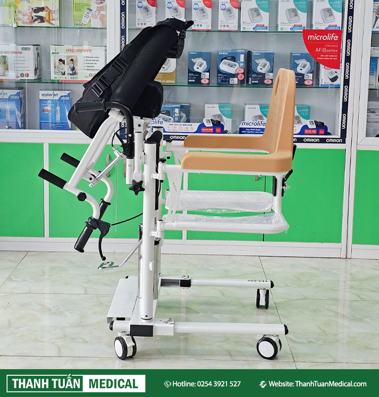 Bổ sung thêm cụm tay nâng hạ, giúp dễ dàng hơn trong việc chăm sóc bệnh nhân Bổ sung thêm cụm tay nâng hạ, giúp dễ dàng hơn trong việc chăm sóc bệnh nhân