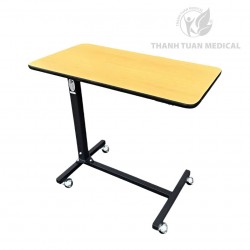 Bàn Ăn Di Động Lucass BA-E2 Có Bánh Xe Và Điều Chỉnh Chiều Cao Tiện Lợi Cho Người Già, Người Bệnh