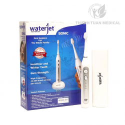 Bàn Chải Điện Sóng Âm Waterjet Sonic - Đánh Bay Mảng Bám Gấp 10 Lần (Tặng 3 Đầu Chải)