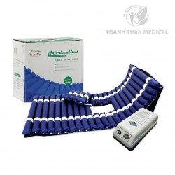 Đệm Hơi Chống Loét Tajermy NL02 - Có Lỗ Bô Vệ Sinh, Có Máy Bơm Đi Kèm - Chuyên dùng cho các giường bệnh có lỗ bô vệ sinh