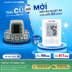 ĐỔI MÁY CŨ, LẤY MÁY MỚI: MICROLIFE B2 EASY ƯU ĐÃI LÊN ĐẾN 35%