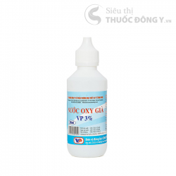 Nước Oxy Già VP 3% 60ml - Giúp sát trùng ngoài da và dụng cụ y tế