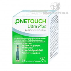 Que Thử Đường Huyết Onetouch Ultra Plus Lọ 25 Que