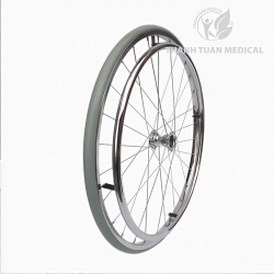 (1 Cái) Bộ Vành Xe Và Bánh Xe Lăn Cao Cấp 24 inch thay thế cho các xe lăn Lucass, OneX, GBM - Phụ Kiện Xe Lăn