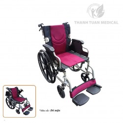 Xe Lăn Thể Thao Lucass X-39B New - Bánh Mâm, Đệm Ngồi Siêu Êm, Có Thắng, Có Gác Chân Tháo Rời